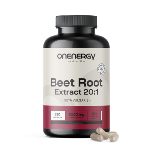 Rote Beete 8000 mg - Extrakt, 320 Kapseln