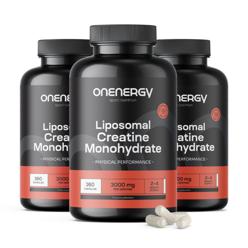3x Liposomales Kreatin-Monohydrat 3000 mg, zusammen 1080 Kapseln