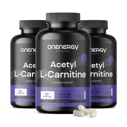 3x Acetyl-L-Carnitin HCl, zusammen 270 Kapseln