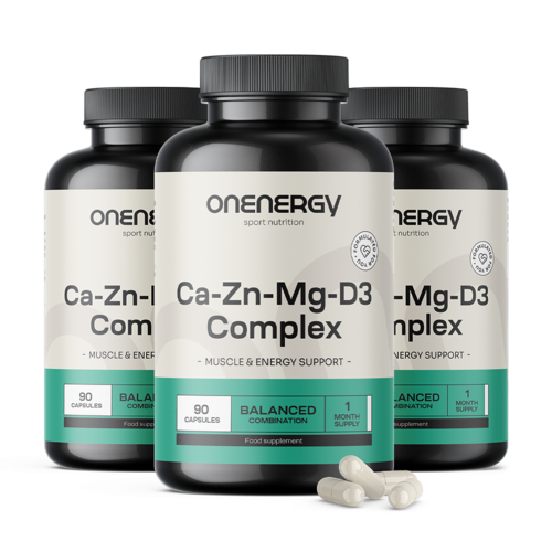 3x Calcium + Zink + Magnesium + D3, zusammen 270 Kapseln