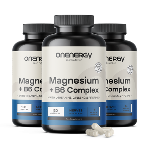 3x Magnesium + B6 Komplex, zusammen 360 Kapseln