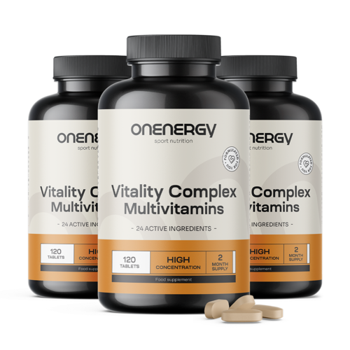3x Vitality Complex – Multivitamine, zusammen 360 Tabletten